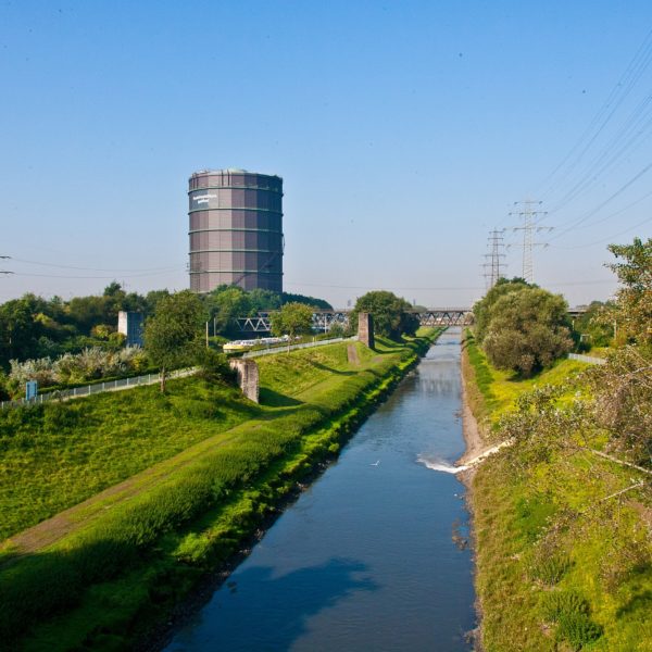 Emscher-Weg, Gasometer Oberhausen, Klaus Baumers, EGLV